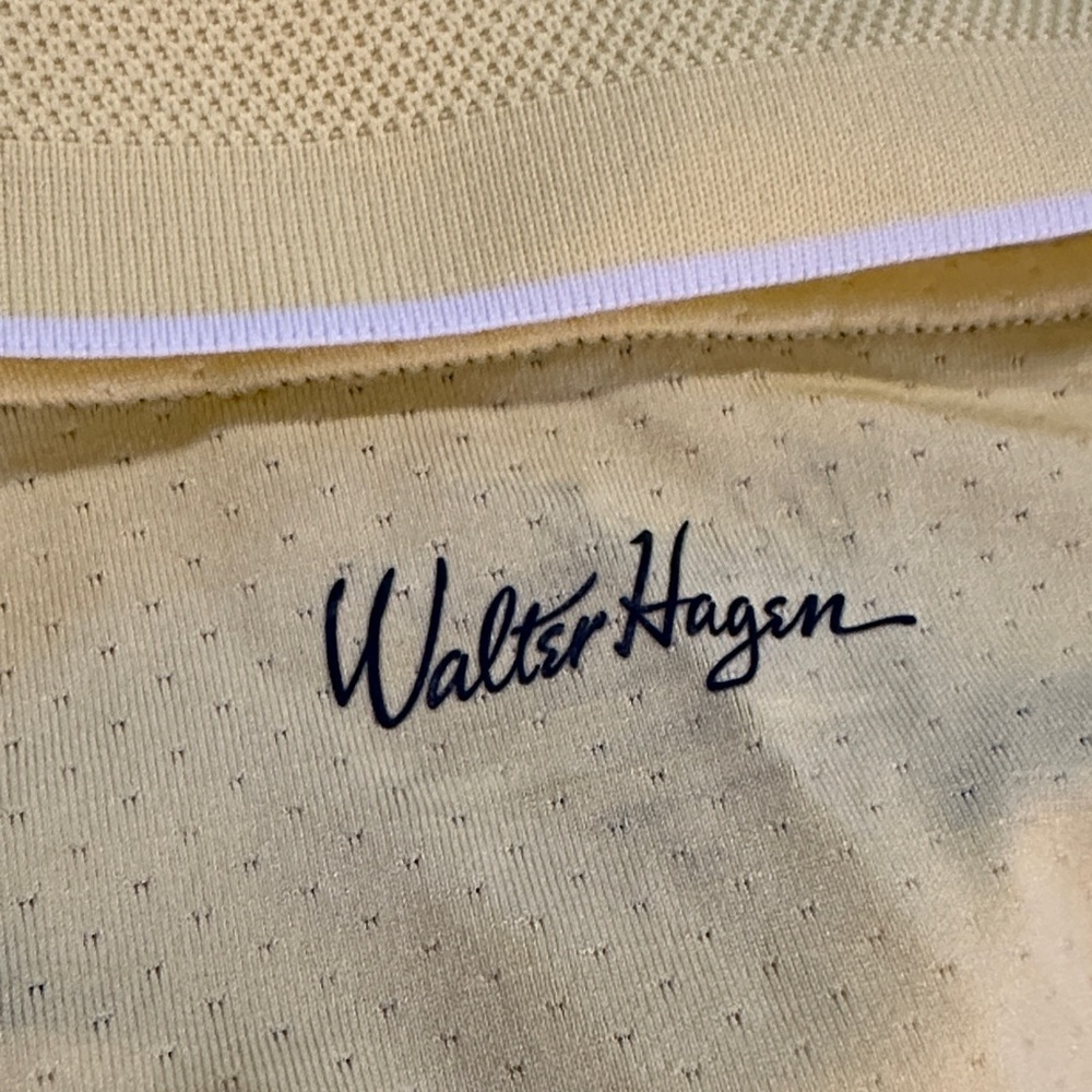 Walter Hagen P11 Final Round Polo Pale Yellow Heather - Picture 4 of 4